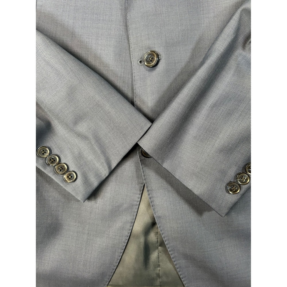 Peter Millar 100% Wool Button Blazer Sport Coat Made in Canada Notch Lapel 44T - Picture 5 of 16